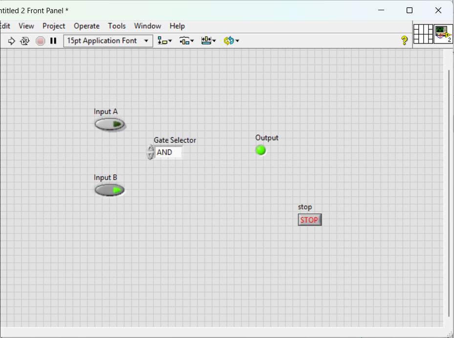 LabVIEW Front Panel
